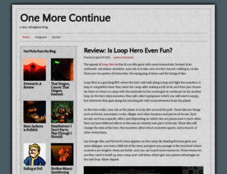 onemorecontinue.com screenshot