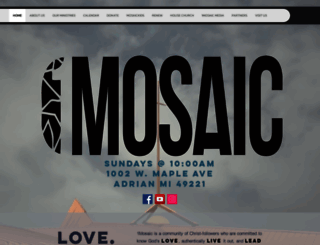 onemosaic.org screenshot