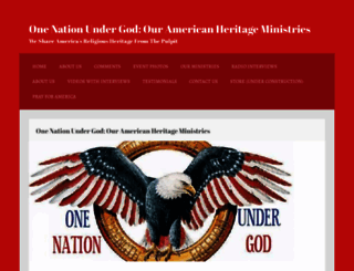onenationundergodministries.com screenshot