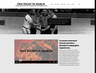 onenightinmarch.com screenshot
