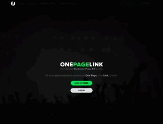 onepagelink.com screenshot