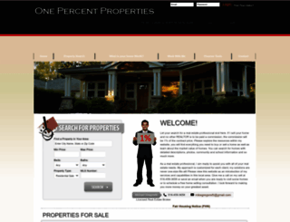 onepercentpropertiesny.com screenshot