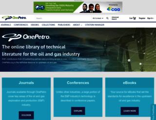 onepetro.org screenshot