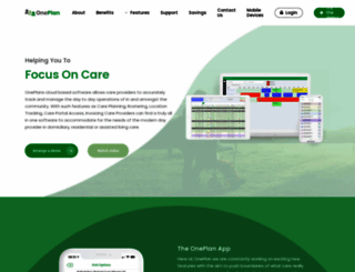 oneplansoftware.co.uk screenshot