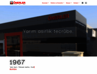 onerler.com.tr screenshot