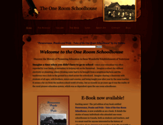 oneroomschoolhouses.ca screenshot