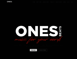 onesbeats.com screenshot