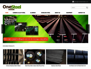 onesteelmetals.com screenshot