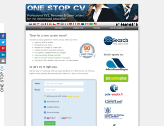 onestopcv.com screenshot
