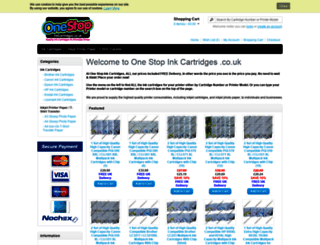 onestopinkcartridges.co.uk screenshot