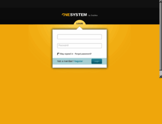 onesystem.exablox.com screenshot