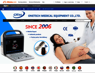 onetech.en.alibaba.com screenshot