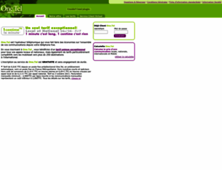 onetel.fr screenshot