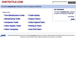onetextile.com screenshot