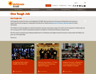 onetoughjob.org screenshot