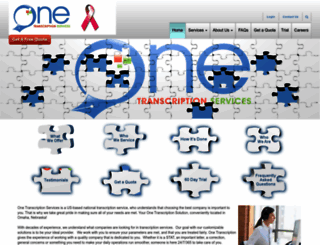 onetranscription.com screenshot