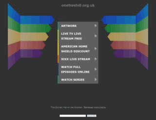 onetreehill.org.uk screenshot
