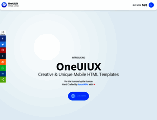 oneuiux.com screenshot