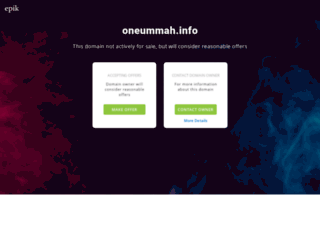 oneummah.info screenshot