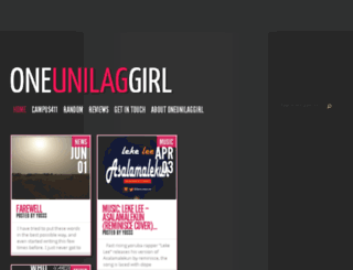 oneunilaggirl.com screenshot