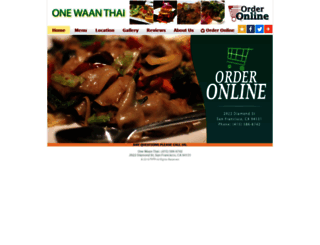 onewaanthaisf.com screenshot