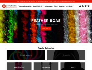 onewaynovelties.com screenshot