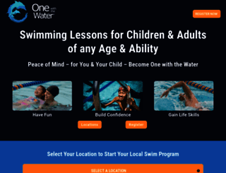 onewiththewater.org screenshot