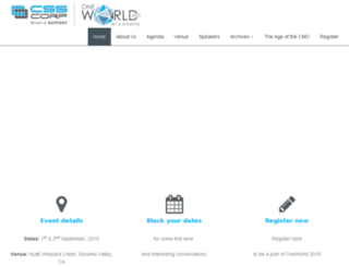 oneworld.csscorp.com screenshot
