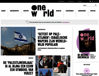 oneworld.nl screenshot