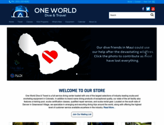 oneworlddive.com screenshot