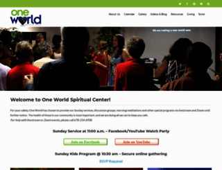 oneworldspiritualcenter.net screenshot