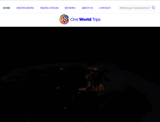 oneworldtrips.com screenshot