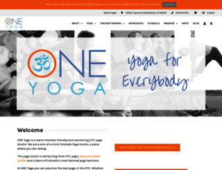 oneyogadenver.com screenshot