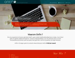 onfin.nl screenshot