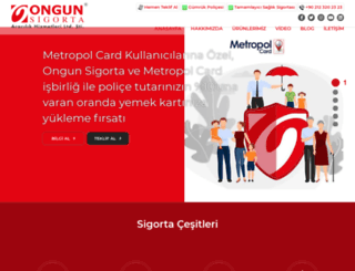 ongunsigorta.com screenshot