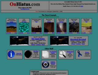 onhiatus.com screenshot