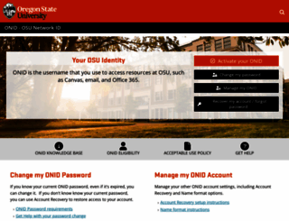 onid.oregonstate.edu screenshot