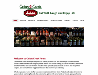 onioncreekfarms.com screenshot