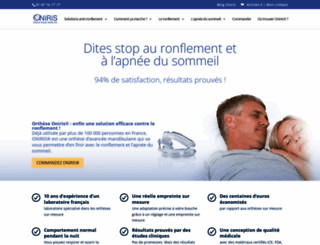 oniris-ronflement.fr screenshot