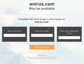 onirus.com screenshot