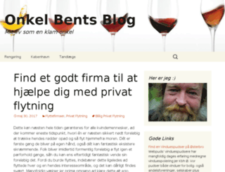 onkel-bents-blog.dk screenshot