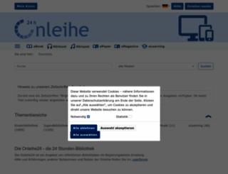 onleihe24.de screenshot