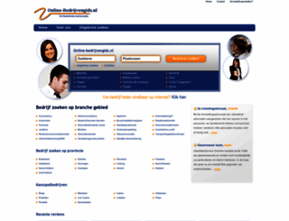 online-bedrijvengids.nl screenshot