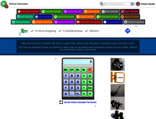 online-calculator.com screenshot