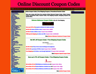 online-discount-coupon-codes.blogspot.com screenshot