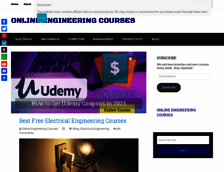 online-engineering-courses.com screenshot