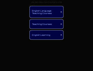 online-english-courses.com screenshot