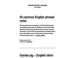 online-english-lessons.eu screenshot