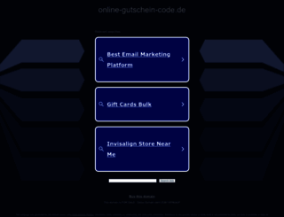 online-gutschein-code.de screenshot