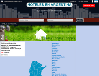 online-hoteles.com.ar screenshot